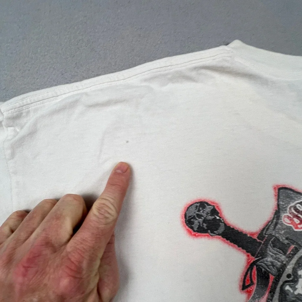 Sturgis T-Shirt Mens 2XL White 2004 Black Hills Rally 64th Anniversary Biker Tee